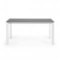 Стол Atta 160 (220) x90 белый керамический