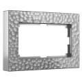 Рамка для двойной розетки Werkel Hammer W0082406 (серебряный)