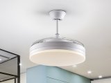 Вентилятр с освещением Vento D50 DIM белый