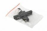 Соединитель X-образный для треков Denkirs DK Track Black TR1104-BK