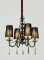 Подвесная люстра LUMINA DECO Fabione LDP 1200-4 BK