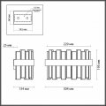 Накладной светильник Odeon Light Merkale 4938/1W