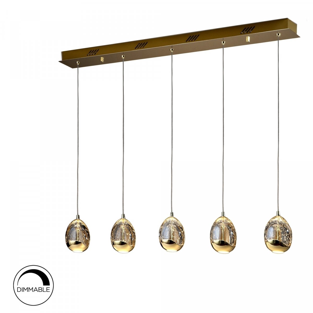 Подвесной светильник Rocio LED 5L золотой