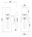 Бра Freya Isla FR5094WL-01G