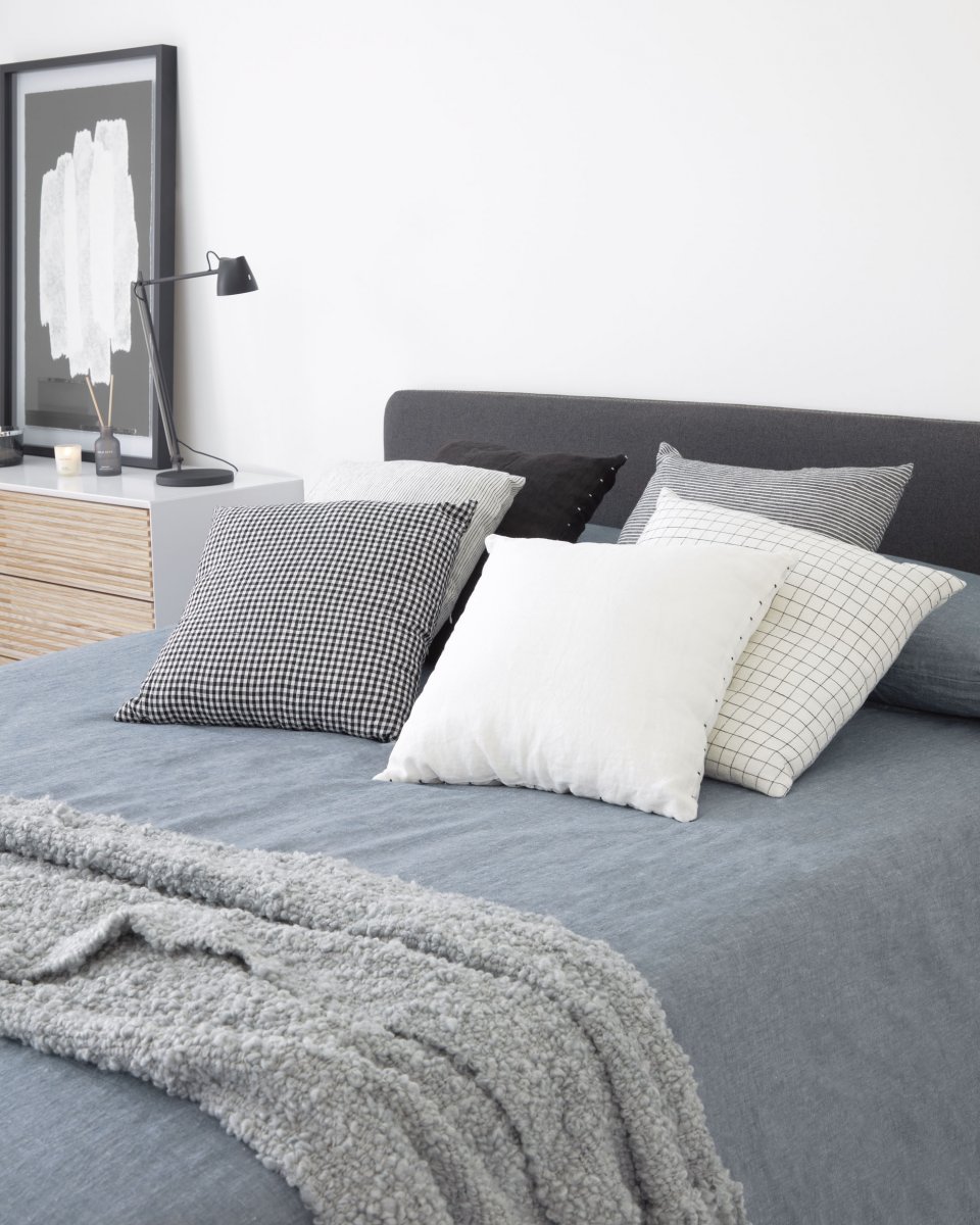 Кровать Lydia 150х190 графит
