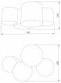 Потолочная люстра TK Lighting Mona 6592 Mona Nature