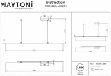 Подвесной светильник Maytoni Halo MOD005PL-L36BSK