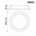 Встраиваемый светильник Novotech Stern 358001