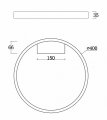 Накладной светильник Maytoni Rim MOD058CL-L25W4K