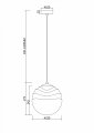 Подвесной светильник Maytoni Vinare P074PL-01BS