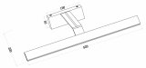 Подсветка для зеркала Maytoni Decart MIR010WL-L12B4K