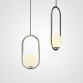 Подвесной светильник Imperiumloft Matthew Mccormick Hoop Silver Mila Pendant HOOP-B01