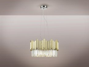Люстра Tiara 6L хром-золотой