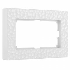 Рамка для двойной розетки Werkel Hammer W0082401 (белый)