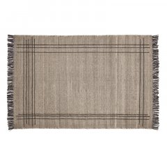Eneo Ковер с бежевыми и коричневыми кисточками 160 x 230 см