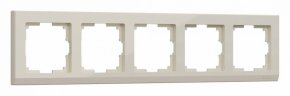 Рамка на 5 постов Werkel Stark (слоновая кость) W0051803