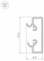 Профиль-держатель накладной Arlight LEDs-ON 015467