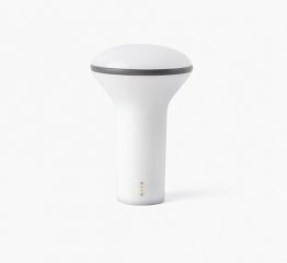 Переносная лампа Buddy бело-серая 3W
