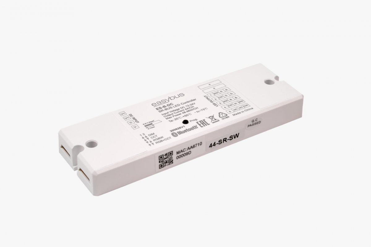EasyDim Контроллер EASYBUS для светодиодной ленты 5 в 1 (монохромный, CCT, RGB/RGBW, RGB+CCT), 5x4A