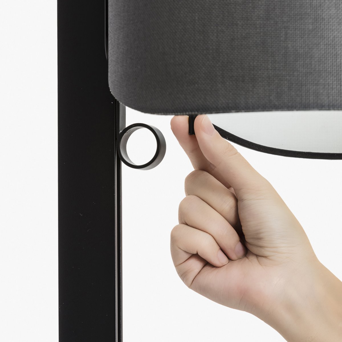 Торшер Stand Up черного цвета E27 20W