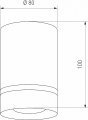 Накладной светильник Elektrostandard Topper a063932